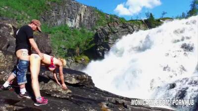 Naughty milf loves amazing fucking session outside during trip - sunporno.com - Norway