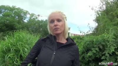 Sophie - Skinny German Milf Sophie Blows Strangers Dick - hclips.com - Germany