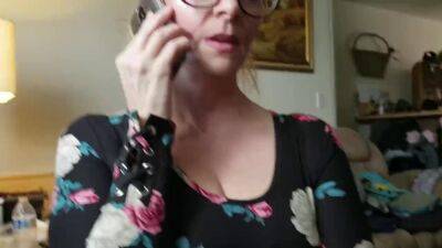 Mom sucks off step stepson dick while his dad is on the smartphone ***role have fun*** - sunporno.com