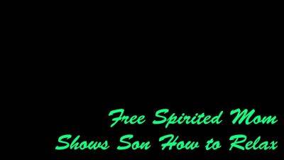Free for all spirited step mom helps son in law unwind - sunporno.com