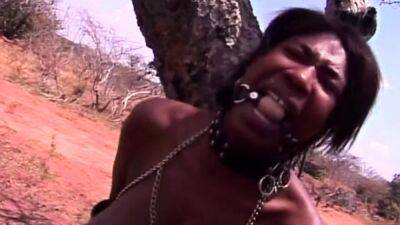 Black African MILF Sucking Her White Boss Dick - drtuber.com