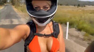 Milf Gets Fucked On Motorcycle In Public - hclips.com