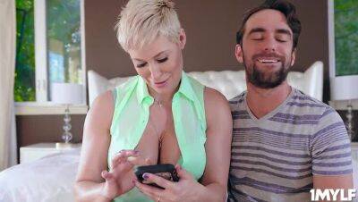 Ryan Keely - Ryan Keely feeding her stepson her tight milf pussy and moans in delight - porntry.com