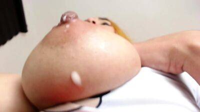 Chubby Blonde MILF Showing Her Big Boobs - drtuber.com