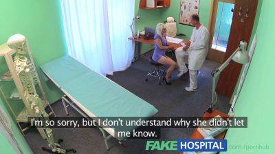 Horny blonde MILF craves creampie from her doctor in fakehospital uniform - sexu.com