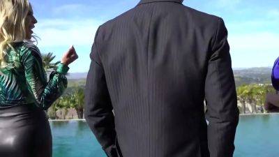 Lucky - Lucky Suited Daddy Hot Malibu Trip - Milf Threesome - upornia.com