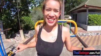 Big Boobs Thai Amateur Milf Gf Workout On The Big Cock Of Her Boyfriend - hclips.com - Thailand