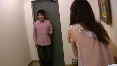 Bashful Japanese MILF answers door nearly naked leading to sex - txxx.com - Japan