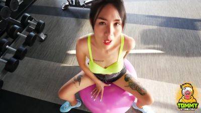 Asian Milf - Fitness Day With Pretty - hclips.com - Thailand