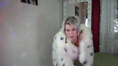 Aimee Naughty Mature Bitch In A Luxurious Fur Coat And With A Dick In Her Mouth...)) - Hot Milf - hclips.com