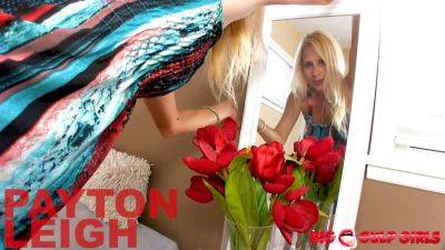 Payton Leigh - Payton Leigh, the blonde cougar MILF, gags on a massive cock & swallows a load in POV - sexu.com