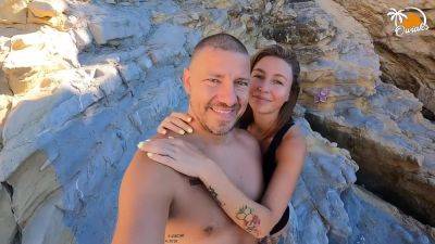 Hot Milf - Polish Couple Celebrates 25k Subscribers On With Risky Sex On The Beach - hclips.com - Poland