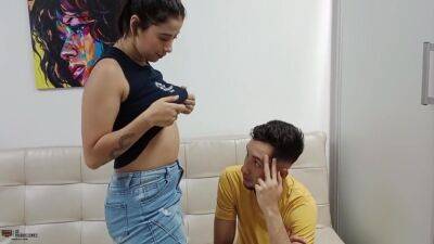 Big Ass Latina Milf Has Hard Sex With Her Stepbrother At Home Alone - Porn In Spanish - upornia.com - Spain