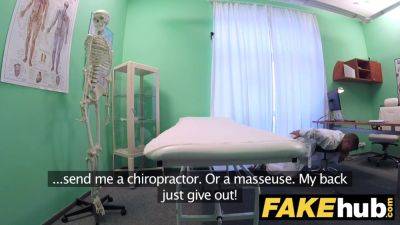 Hot Milf chiropractor fucks doctor after a massage in fakehospital POV - sexu.com