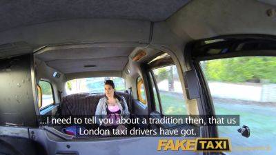 Lucky - Watch this naughty British MILF get her ass drilled in a fake taxi by a lucky cock - sexu.com - Britain