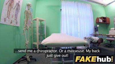 Kathy Anderson - Kathy - Kathy Anderson, the horny MILF chiropractor, fucks the doctor after a massage - sexu.com - Czech Republic