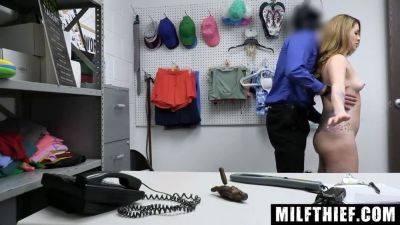 Crystal Taylor - Crystal Taylor's curvy body gets a workout from a cop in shoplifting milf video - sexu.com