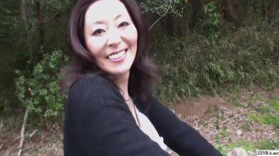 Mature Japanese Outdoor Bottomless Bicycle Riding And Sex 5 Min With Asian Milf And Blue Sky - upornia.com - Japan