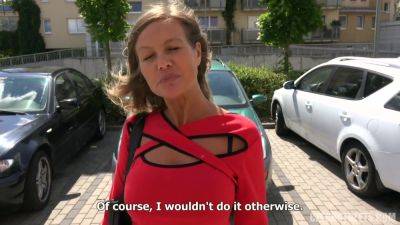 Czech Streets – Busty MILF Denisa - hotmovs.com - Czech Republic